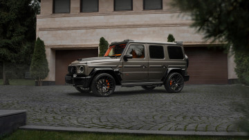 обоя машина, автомобили, brabus, mercedes-benz, amg, g-63, g800