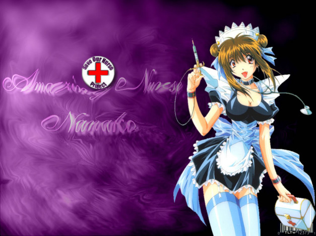 Обои картинки фото аниме, amazing, nurse, nanako