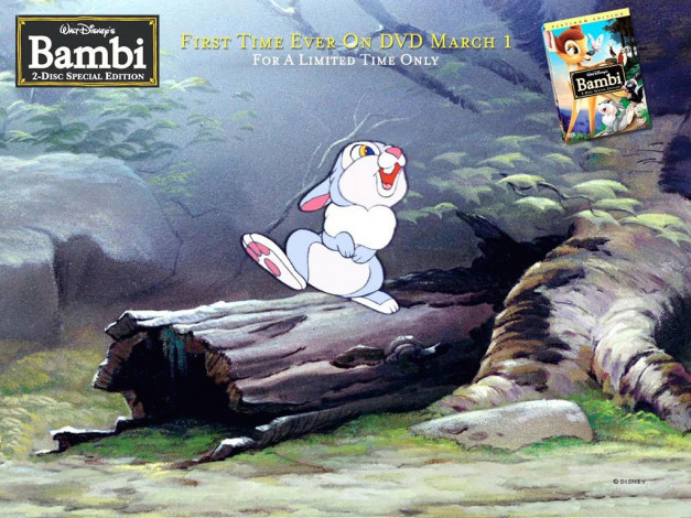 Обои картинки фото мультфильмы, bambi