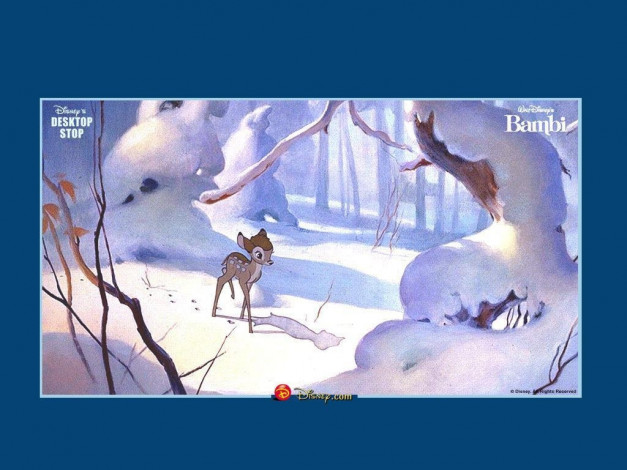 Обои картинки фото мультфильмы, bambi