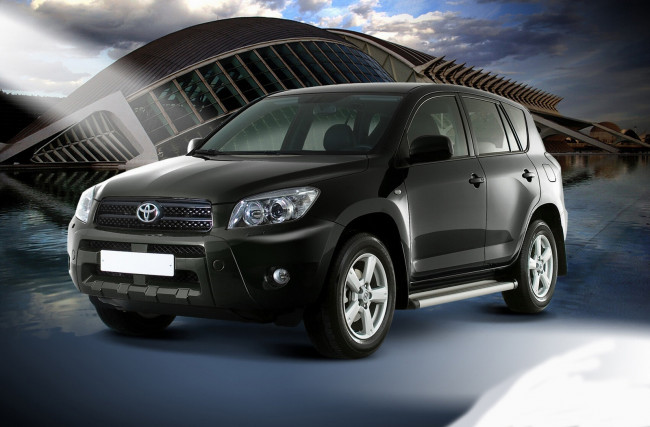 Обои картинки фото автомобили, toyota, rav4