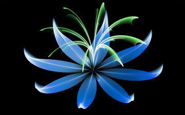 Картинка 3д+графика цветы+ flowers фон цвета листья узор