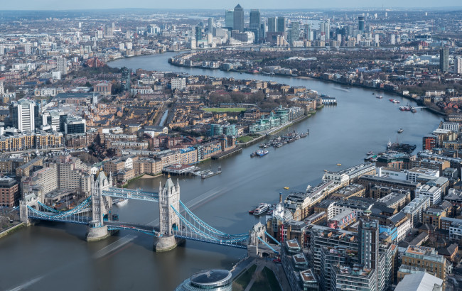 Обои картинки фото london, города, лондон , великобритания, панорама