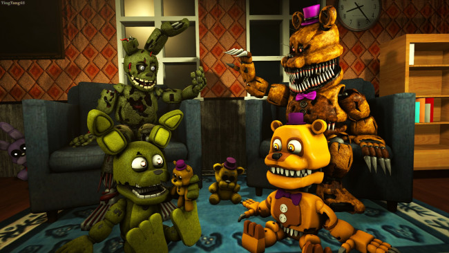 Обои картинки фото видео игры, five nights at freddy`s, five, nights, at, freddy's