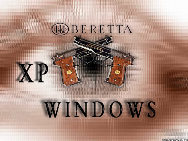 Обои картинки фото беретта, компьютеры, windows, xp