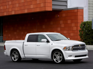 Картинка 2009 dodge ram bianco автомобили