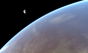 Картинка космос луна вселенная планеты