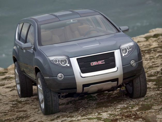 Обои картинки фото gmc graphyte concept 2005, автомобили, gm-gmc, внедорожник, 2005, concept, graphyte, gmc