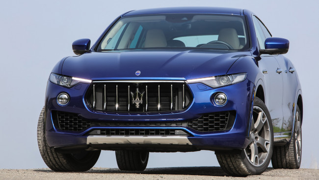 Обои картинки фото maserati levante 2017, автомобили, maserati, синий, 2017, levante