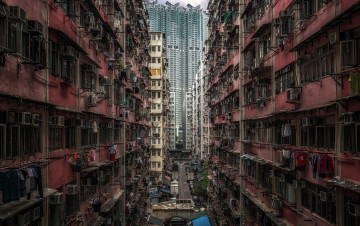Картинка города гонконг+ китай urban jungle wan chai hong kong