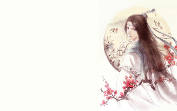 Картинка аниме mo+dao+zu+shi лань ванцзи ветки