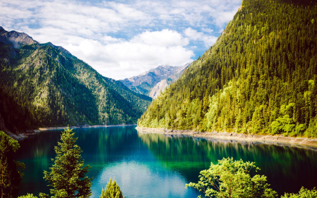 Обои картинки фото природа, реки, озера, горы, озеро