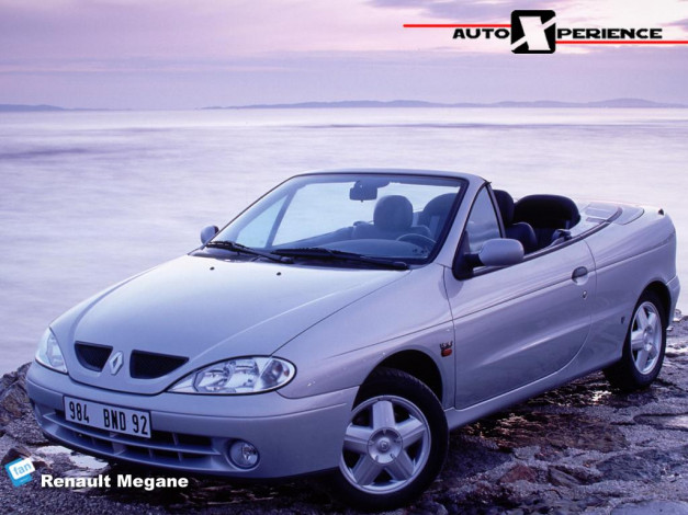 Обои картинки фото renault, megane, cabriolet, автомобили