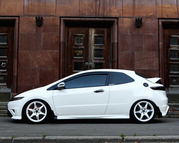 Honda Civic 2008 Р±РµР»С‹Р№