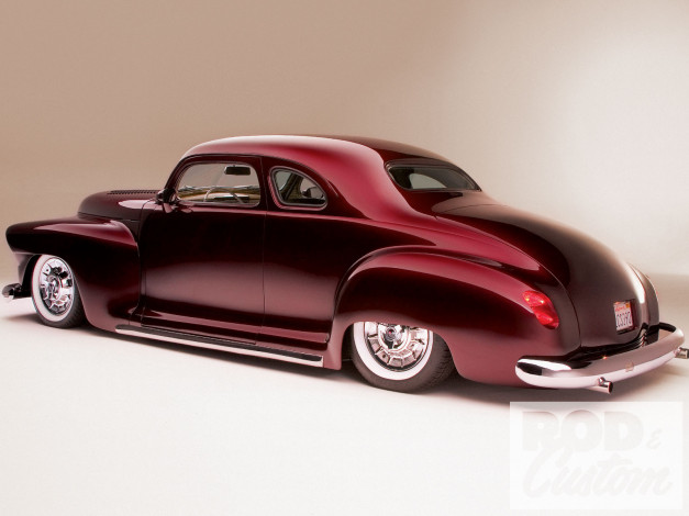 Обои картинки фото 1948, plymouth, business, coupe, автомобили, custom, classic, car
