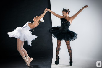 Картинка Leanna+Decker and rebecca carter девушки платье балерина