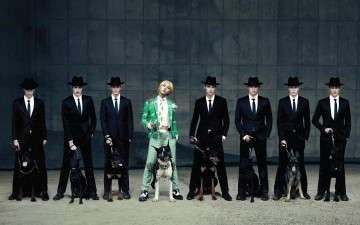 Картинка музыка big bang южная корея k-pop собаки мужчины bigbang one of a kind g-dragon