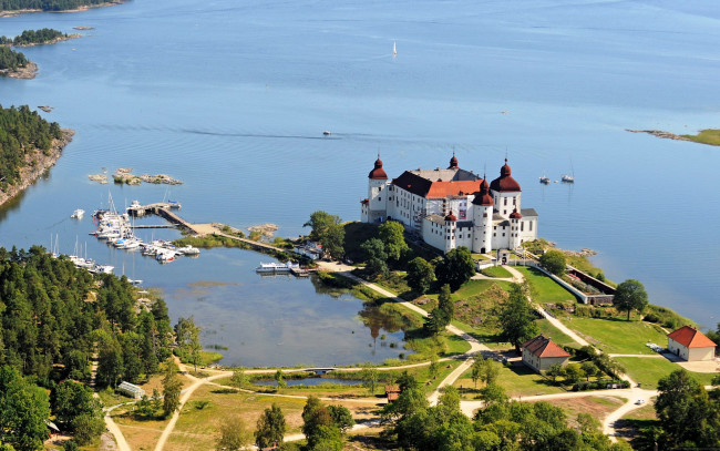 Обои картинки фото lacko, castle, швеция, города, дворцы, замки, крепости, замок