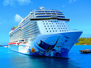 обоя norwegian escape, корабли, лайнеры, лайнер, круиз