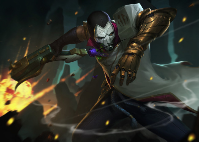 Обои картинки фото видео игры, league of legends, league, of, legends, jhin