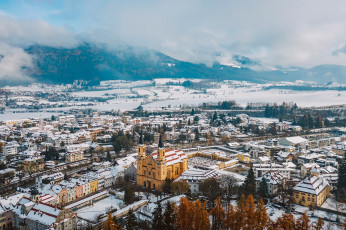 Картинка south+tyrol +trentino +italy города -+пейзажи зима южный тироль трентино италия