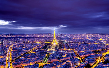 обоя города, париж , франция, eiffel, tower