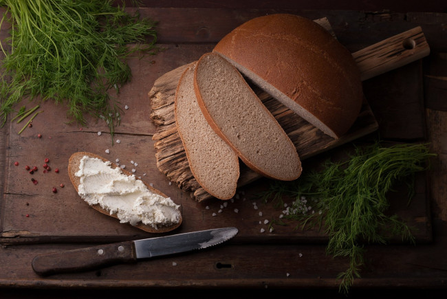 Обои картинки фото еда, хлеб,  выпечка, творог