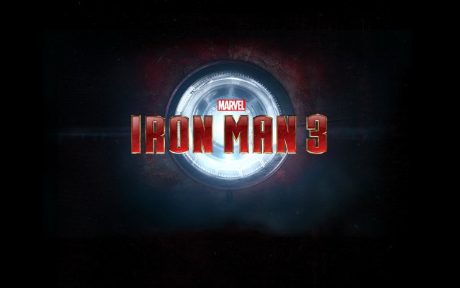 Обои картинки фото кино фильмы, iron man 3, название, надпись, рекактор