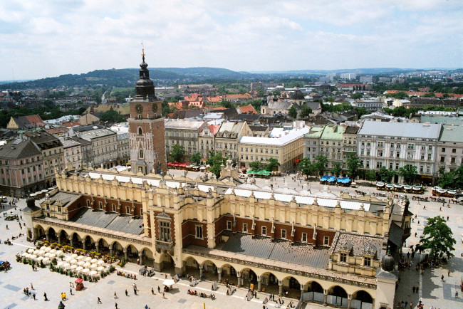 Обои картинки фото main square, города, краков , польша, main, square