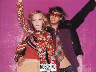 обоя бренды, moschino