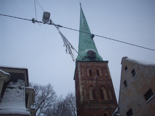 Картинка старая рига церковь св иакова города латвия