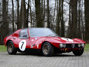 Картинка alfa romeo giulia tz prototipo автомобили