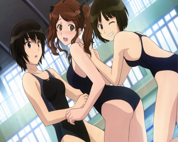 Обои картинки фото аниме, amagami, ss