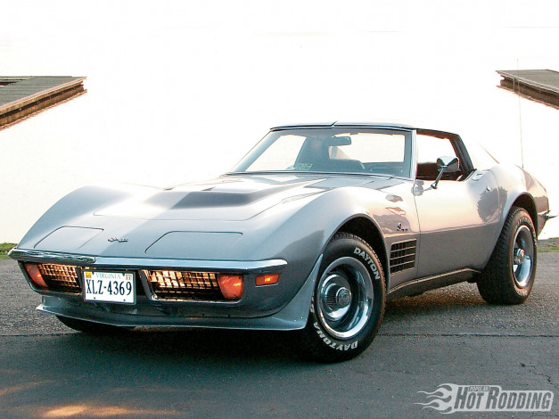 Обои картинки фото 1970, chevry, corvette, автомобили