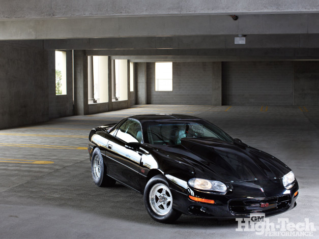 Обои картинки фото 2002, chevy, camaro, автомобили