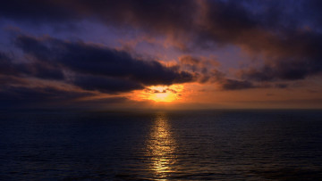 Картинка sundown природа восходы закаты sea