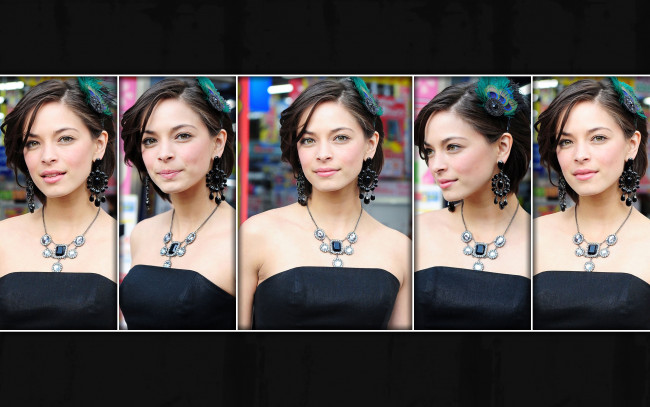 Обои картинки фото Kristin Kreuk, девушки, , , коллаж