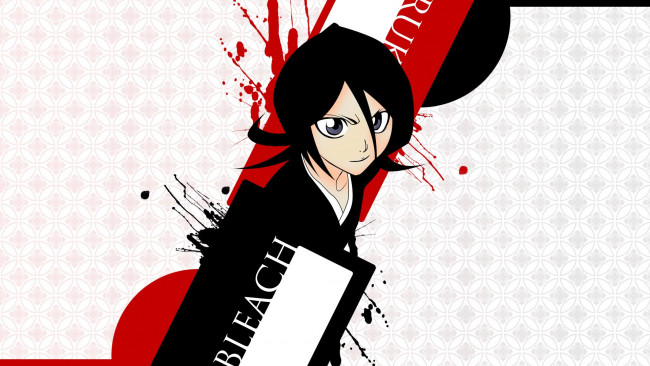 Обои картинки фото kuchiki, rukia, аниме, bleach