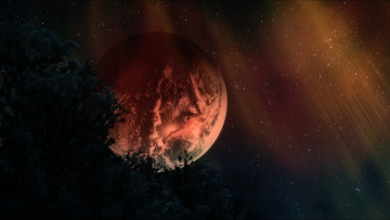 Картинка космос арт фон рендеринг звёзды планета