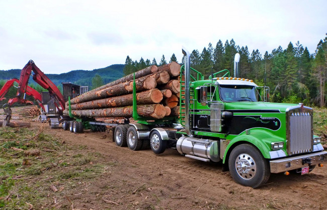 Обои картинки фото kenworth - per trucking, автомобили, kenworth, тяжелый, грузовик, седельный, тягач