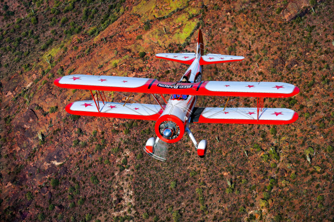 Обои картинки фото авиация, лёгкие и одномоторные самолёты, биплан