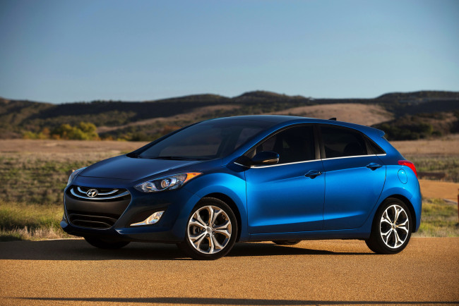 Обои картинки фото 2015 hyundai elantra gt, автомобили, hyundai, голубой, elantra