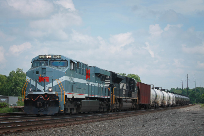 Обои картинки фото техника, поезда, состав, дорога, локомотив, железная