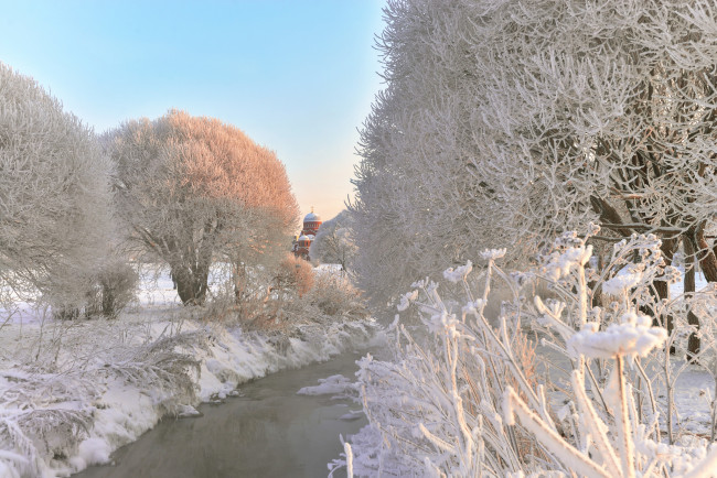 Обои картинки фото города, - пейзажи, зима, снег, санкт-петербург