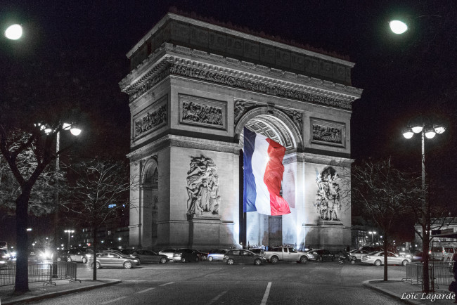 Обои картинки фото города, париж , франция, триумфальная, арка