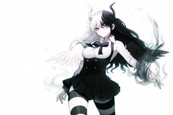 Картинка аниме ангелы +демоны tagme artist