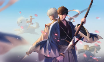 Картинка аниме gintama гинтама