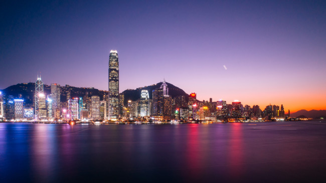 Обои картинки фото hong kong, города, гонконг , китай, панорама, небоскребы