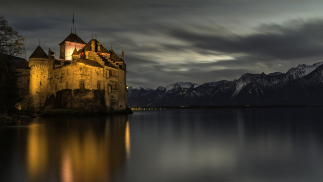 Обои картинки фото ch&, 226, teau de chillon,  montreux,  switzerland, города, шильонский замок , швейцария, женевское, озеро, монтрё, шильонский, замок, горы, альпы, switzerland, montreux, chateau, de, chillon, alps, lake, geneva