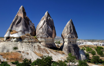 Картинка природа горы турция каппадокия скалы